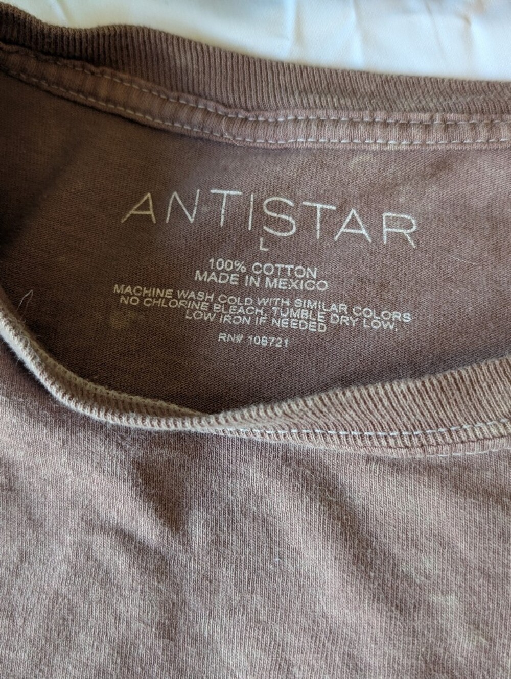 Cropped Distressed T Shirt - Picture 2 of 2
